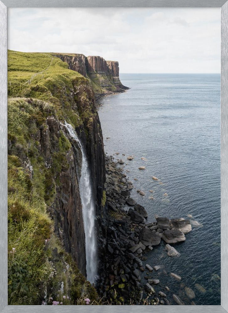 Kilt Rock and Mealt Falls, Isle of Skye, Scotland Poster