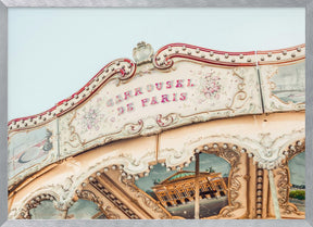 Carousel de Paris in August Poster