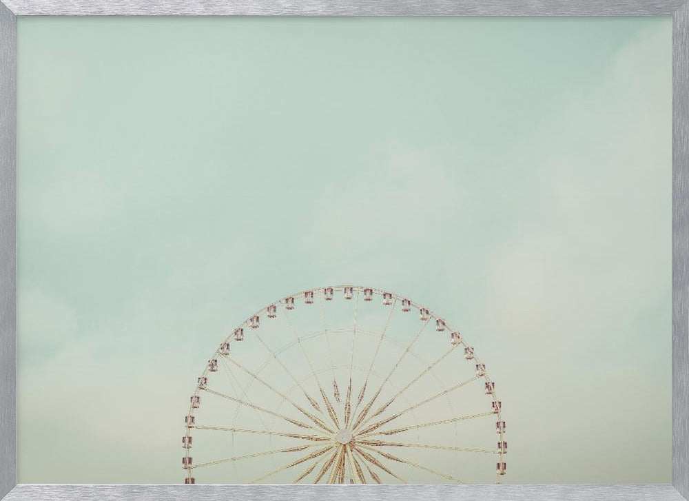 Paris Wheel Poster