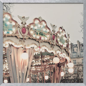 Parissquarecarousel 20x20 Poster