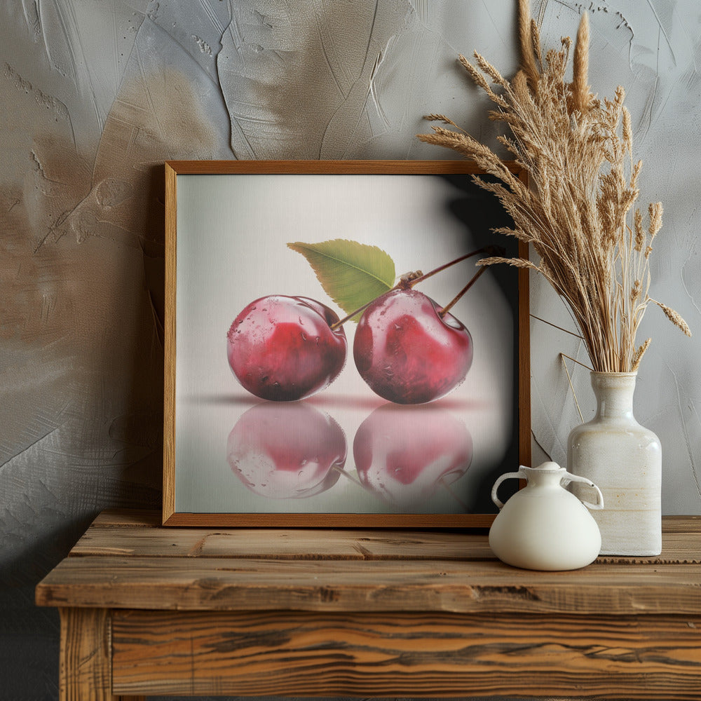 Two Cherries Poster