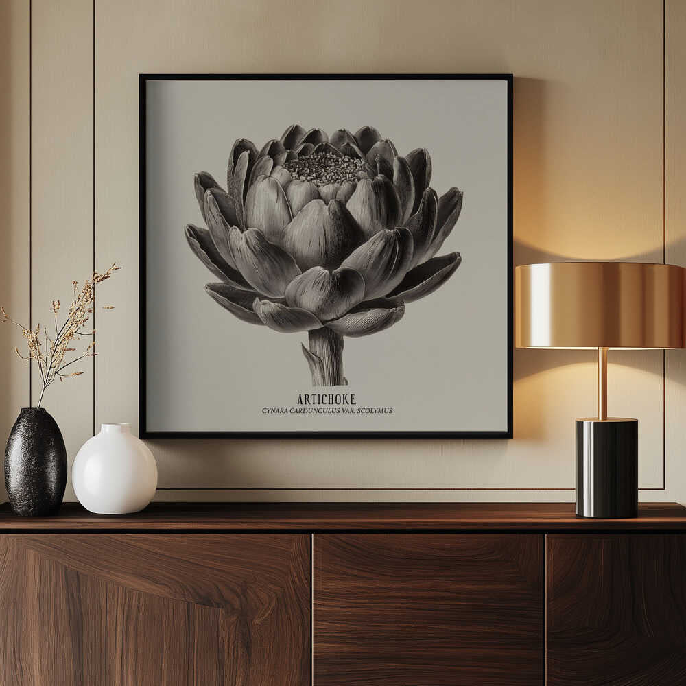 Vintage Vegetables - Artichoke Poster