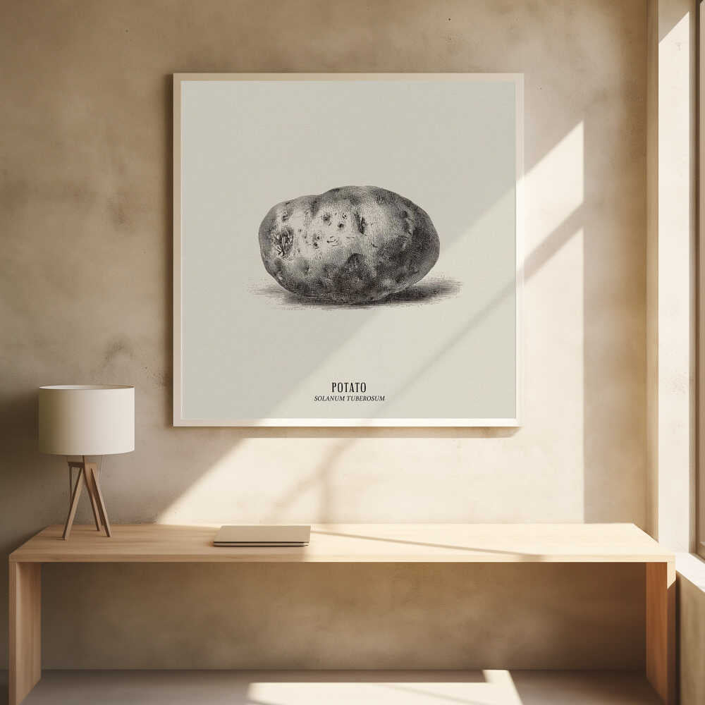 Vintage Vegetables - Potato Poster