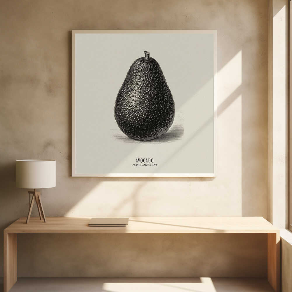 Vintage Vegetables - Avocado Poster