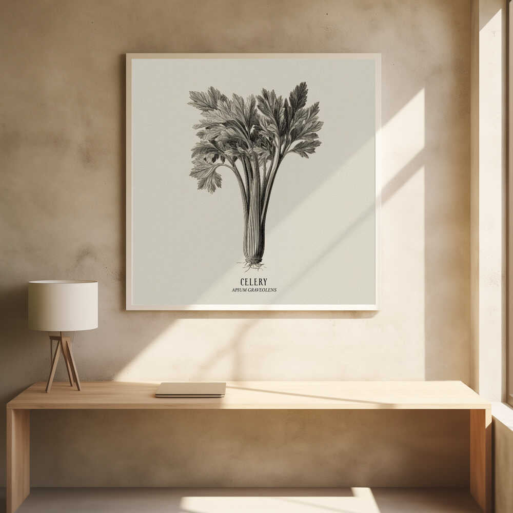 Vintage Vegetables - Celery Poster