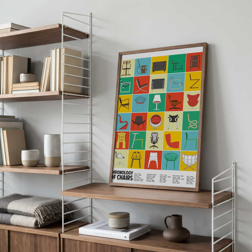 A Chronology of Chairs Poster