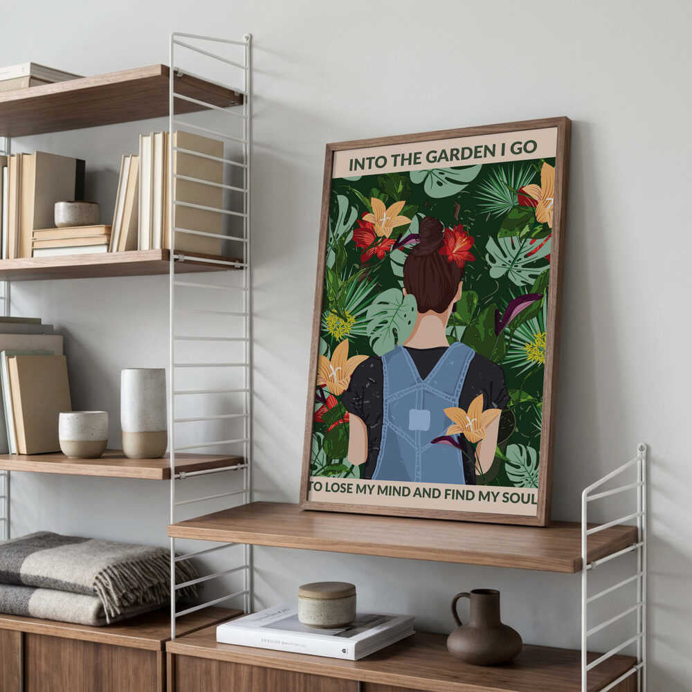 Into the Garden Standard Wall Art Poster