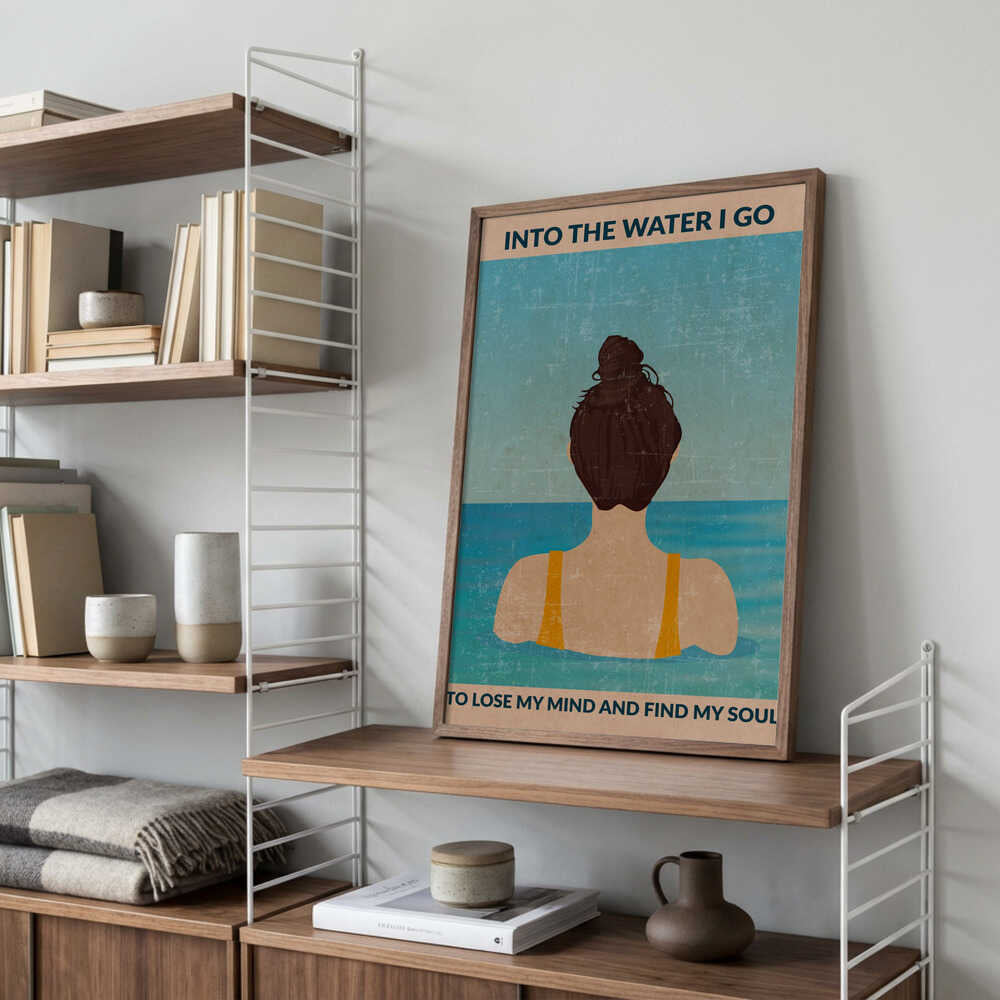 Into the Water (brunette) Poster