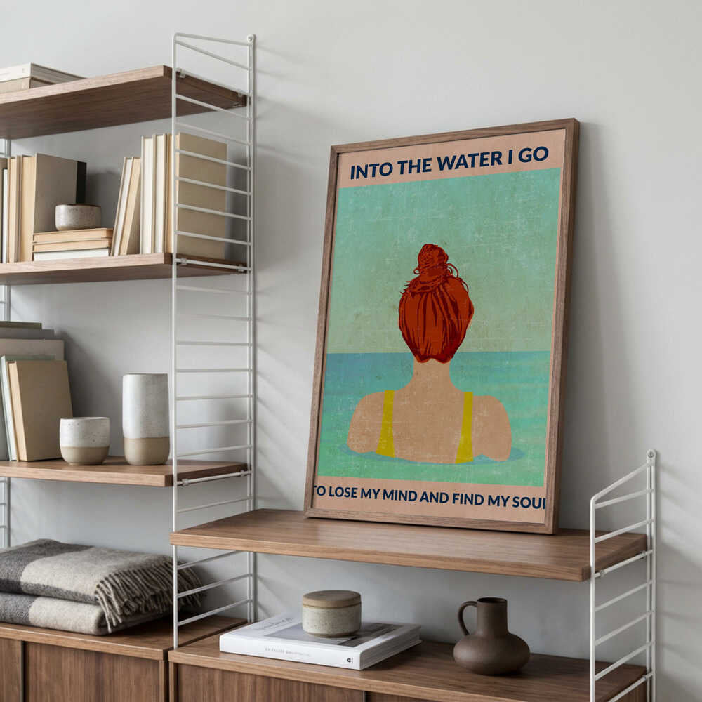 Into the Water (redhead) Poster
