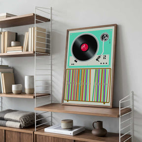 Vinyl Stack Poster