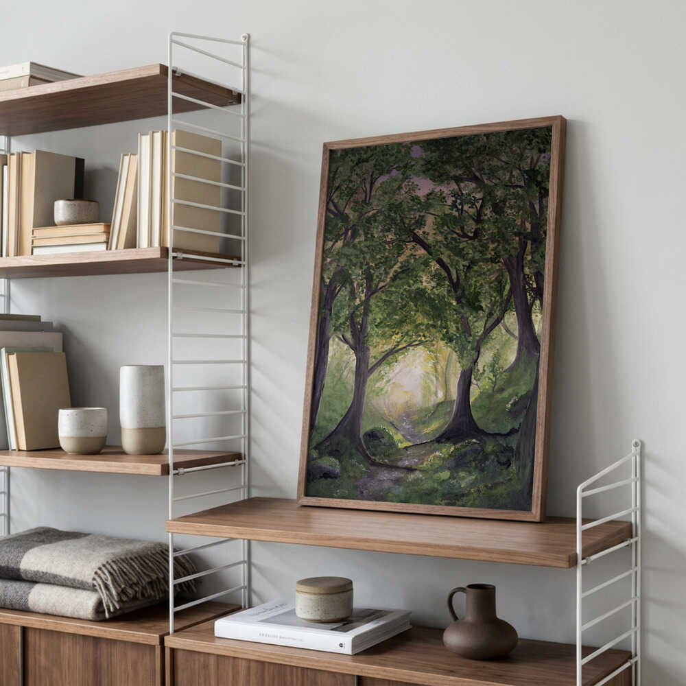 The forest path Poster