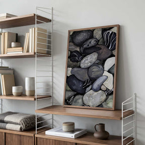 Beach stones Poster