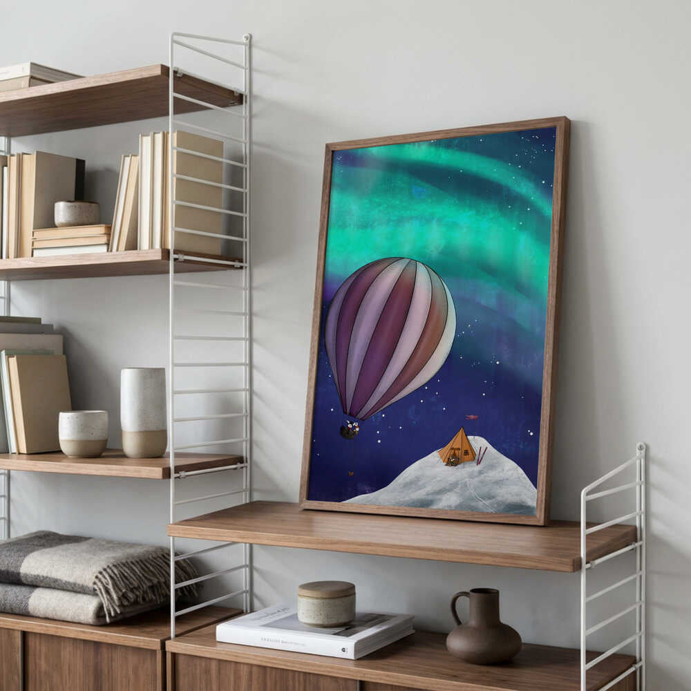 Hot air balloon trip Poster