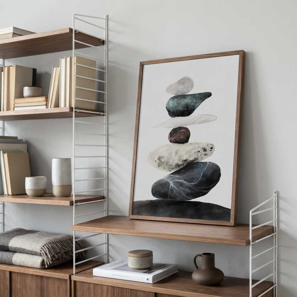Stones from the beach Poster