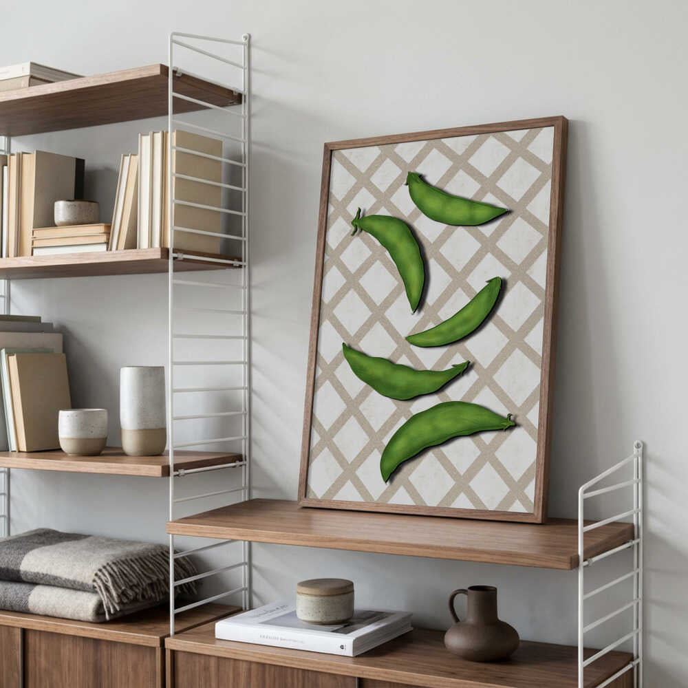 Sugar snap peas Poster
