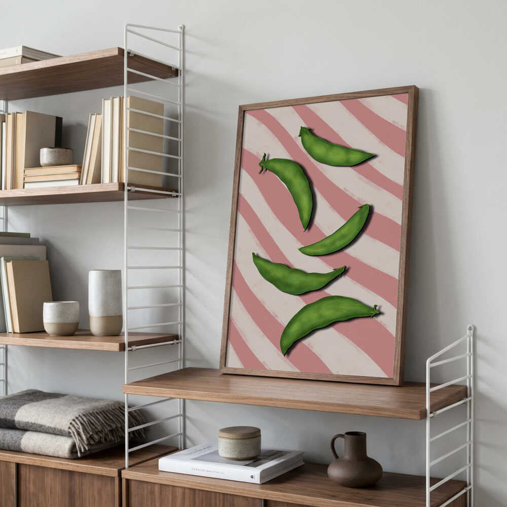 Sugar snap peas Poster