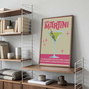 Dirty Martini Cocktail 01.png Poster