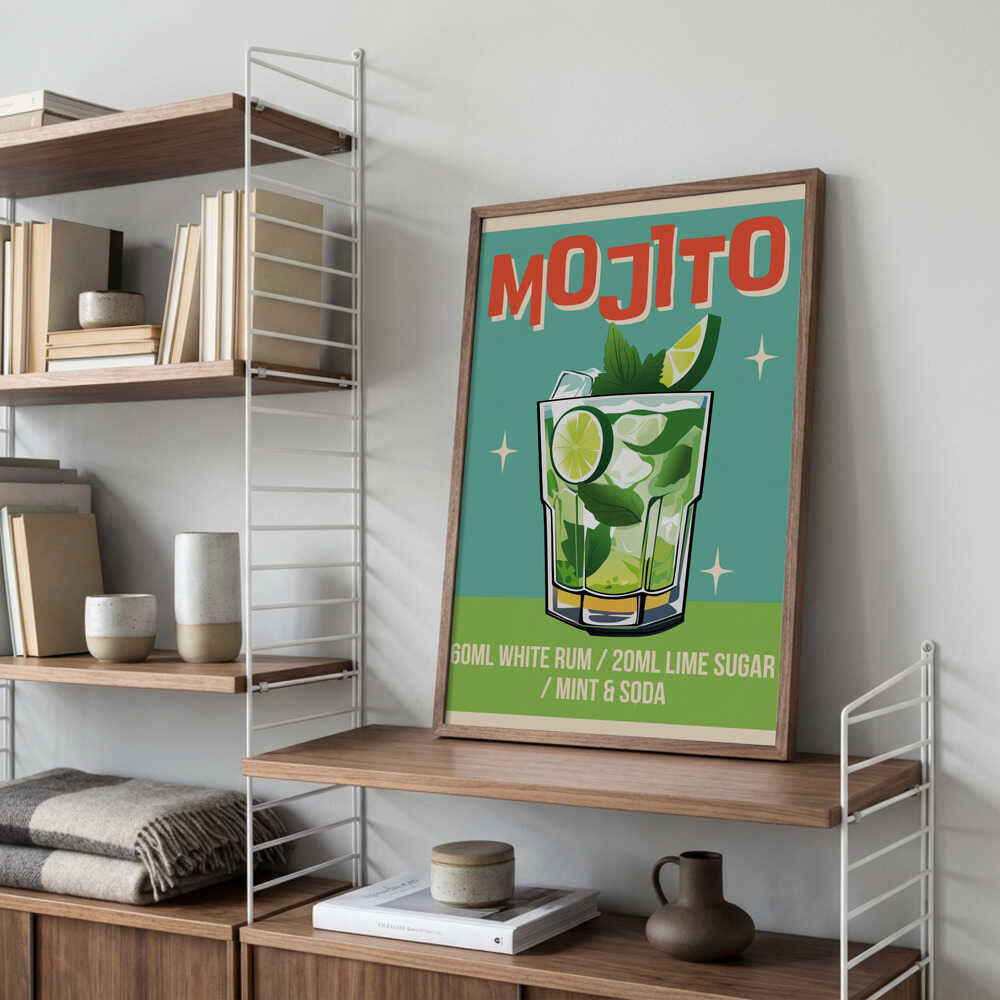 Mojito Cocktail Poster