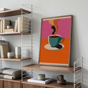 Coffee Steam Poster
