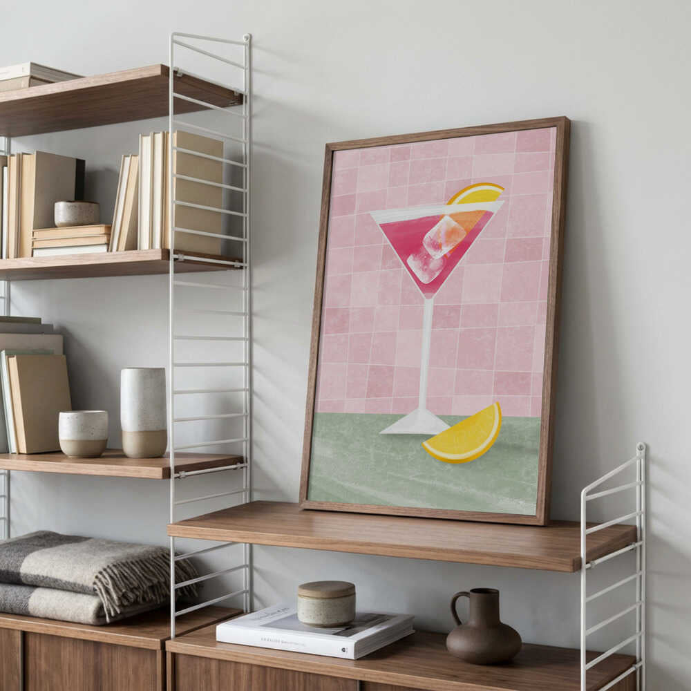 Pink coctail Poster