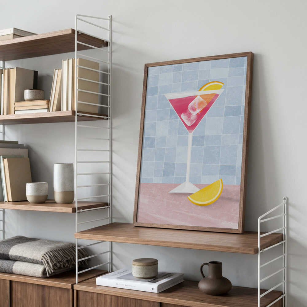Pink coctail Poster