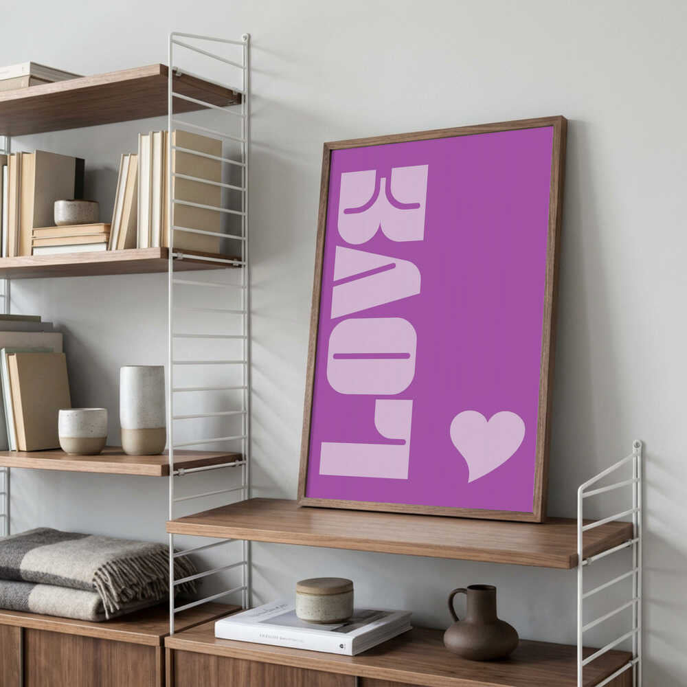 Purple Love Vibe Poster