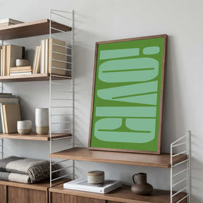 Green Tone Illusion Poster
