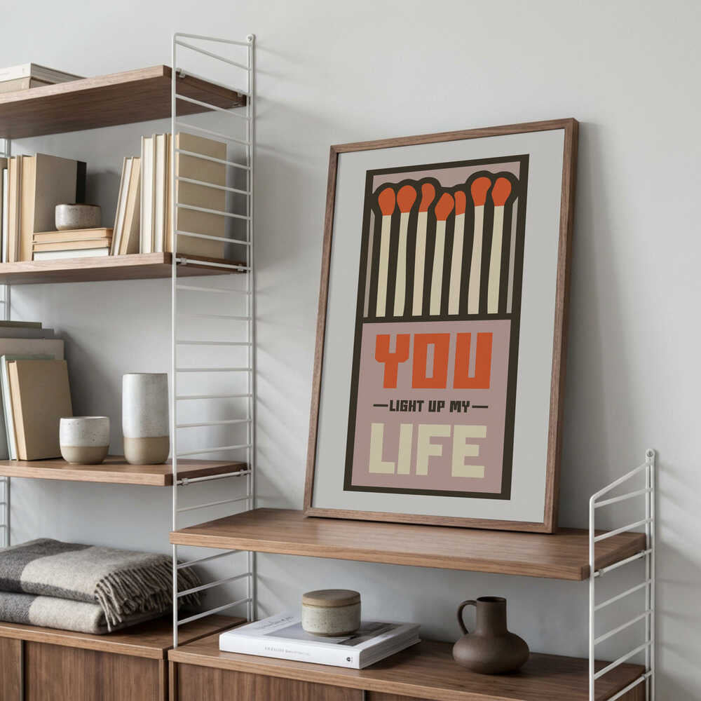 Vintage Matchbox Design Poster