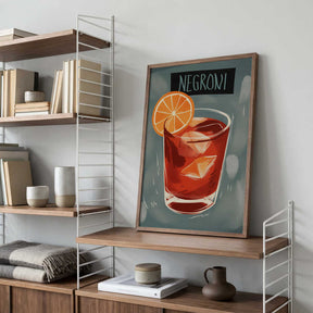 Sunset in a Glass Poster