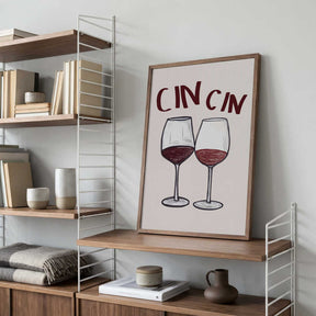 Wine Toast Duo Poster