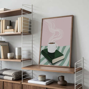Coffee and book Poster