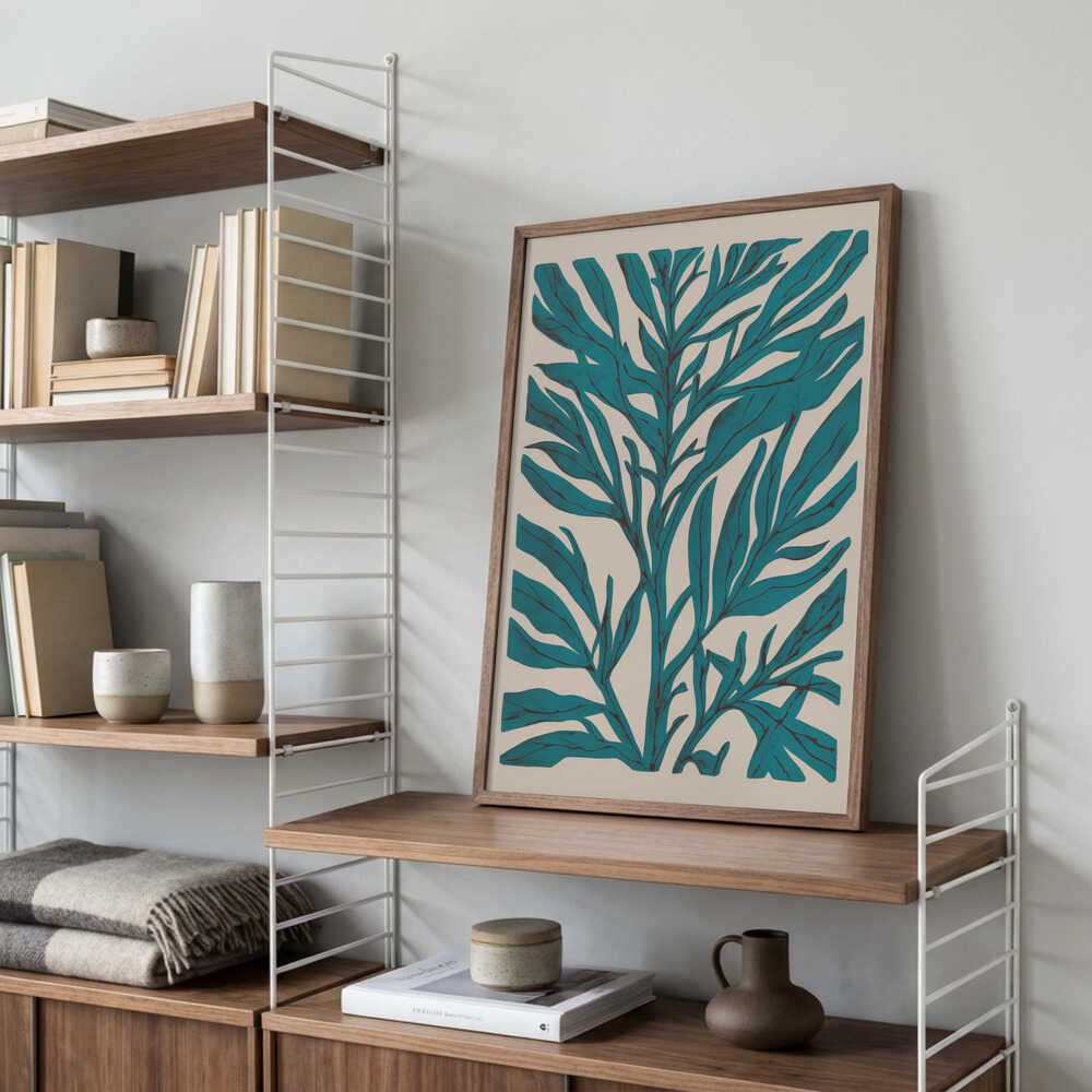 The Tree Branch with Leaves Poster
