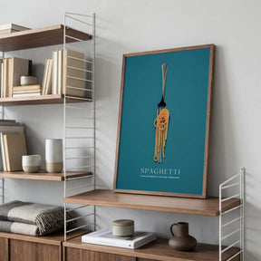 A Fork Wrapped In Spaghetti Poster