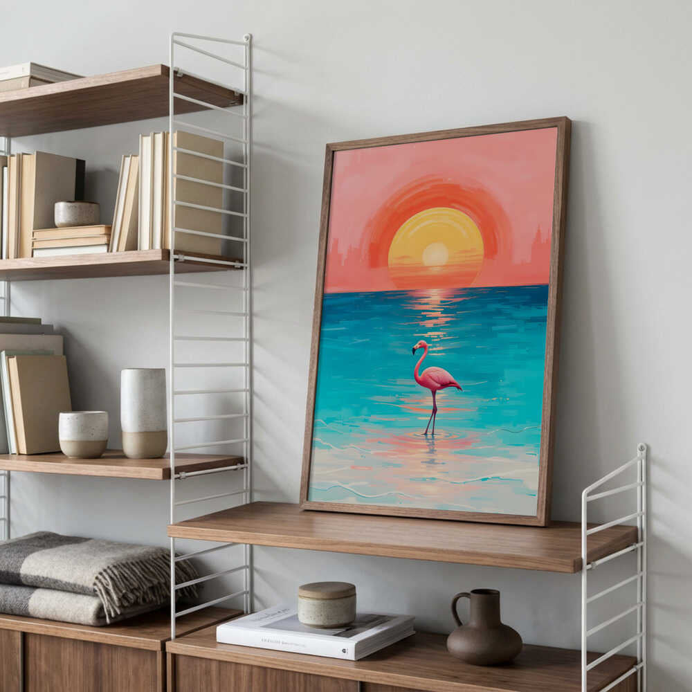 Just Vibin’ By the Sea Poster