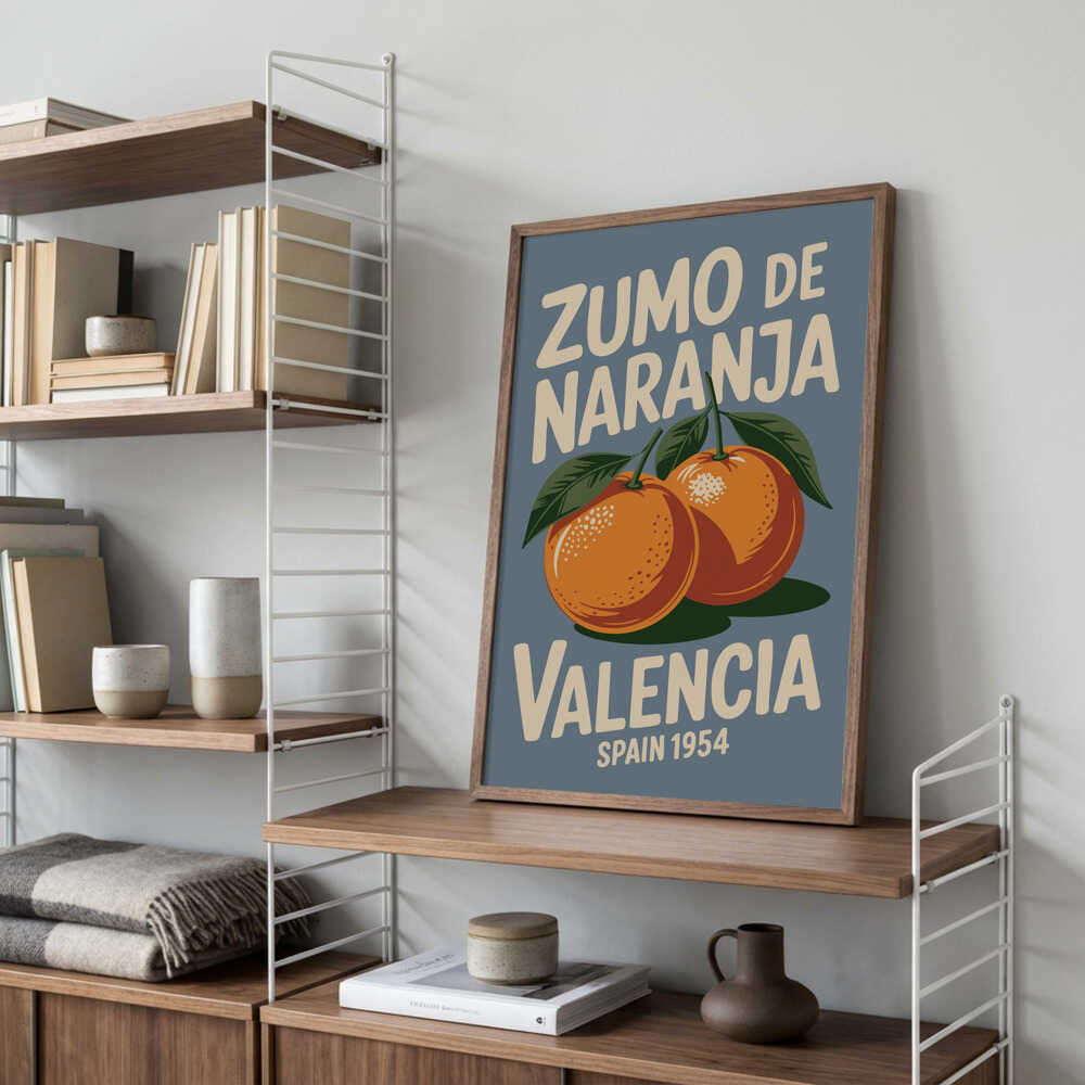 Valencia Oranges Poster