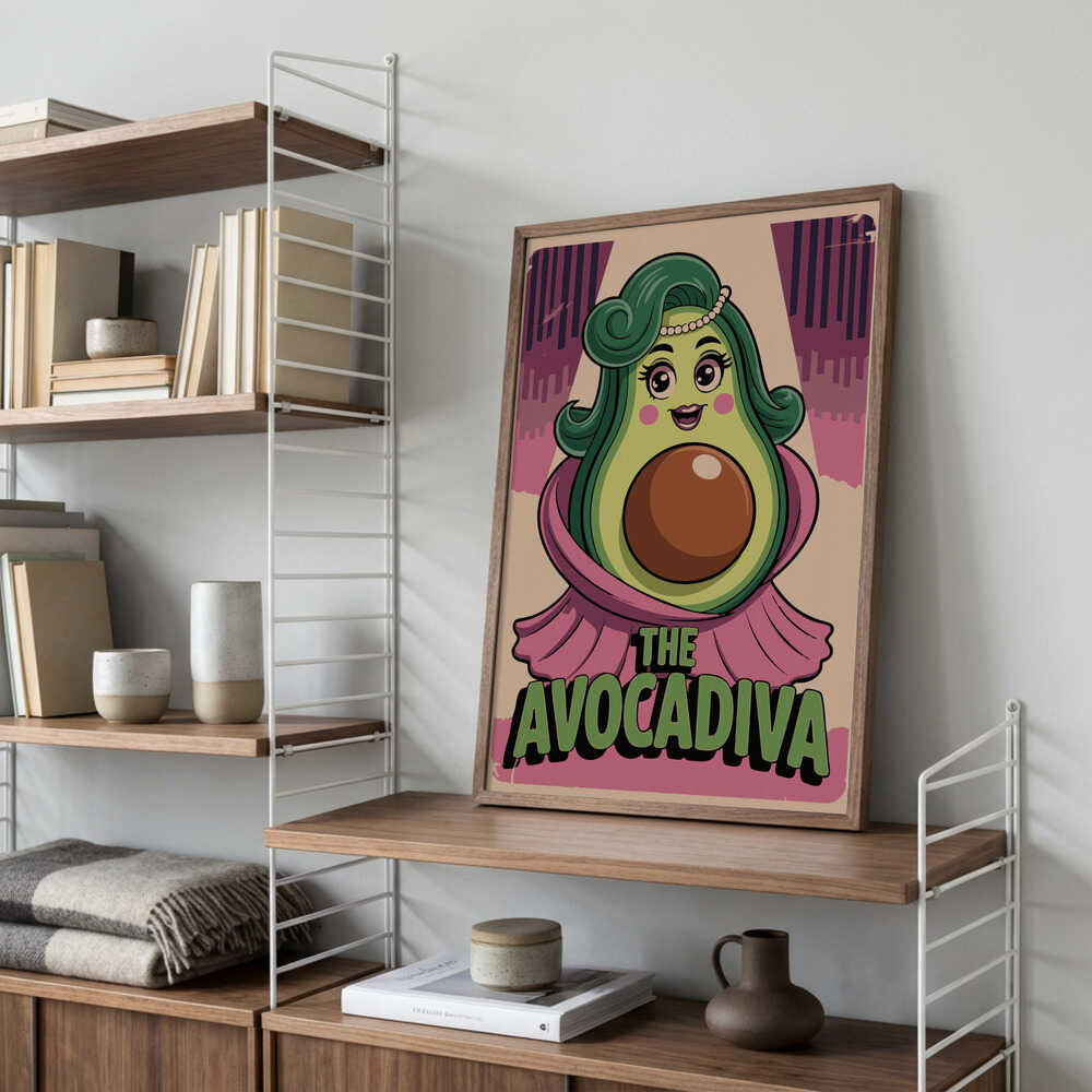 Glamorous Avocado Poster