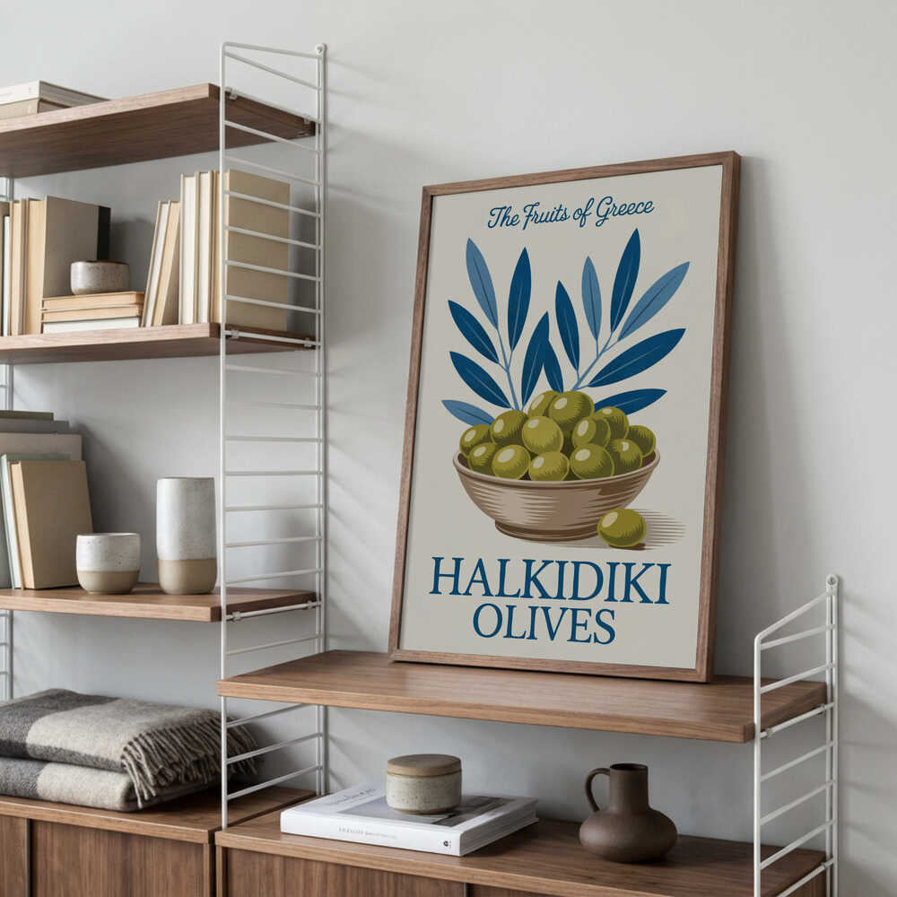 Halkidiki Olives Delight Poster