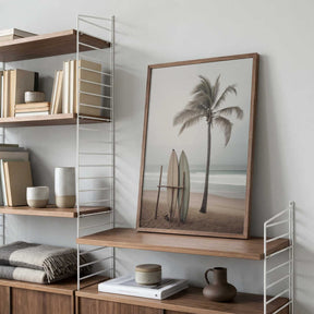 Beach Surfboards Poster