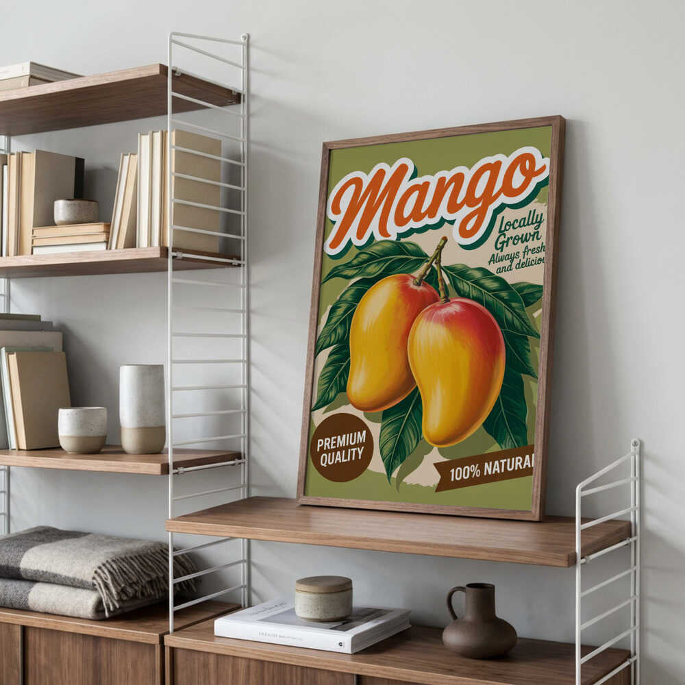 Mango Vintage Poster