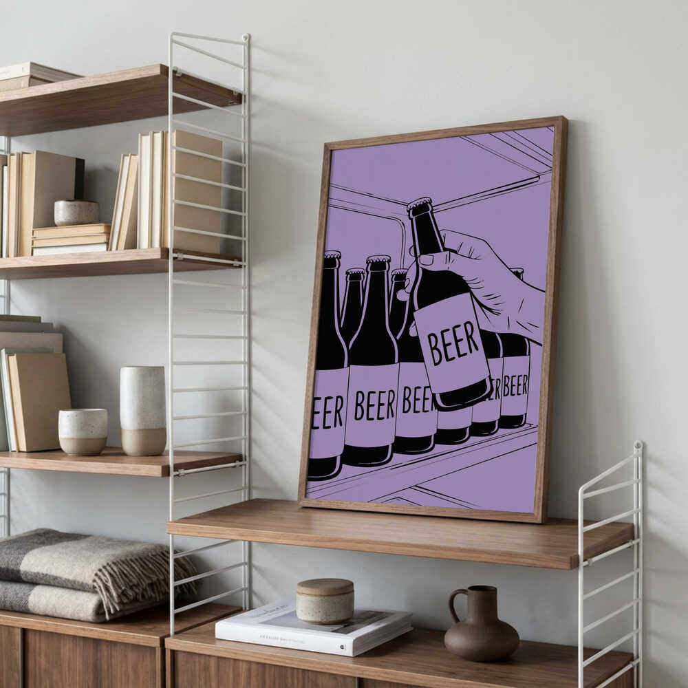 Beer Shelf Poster