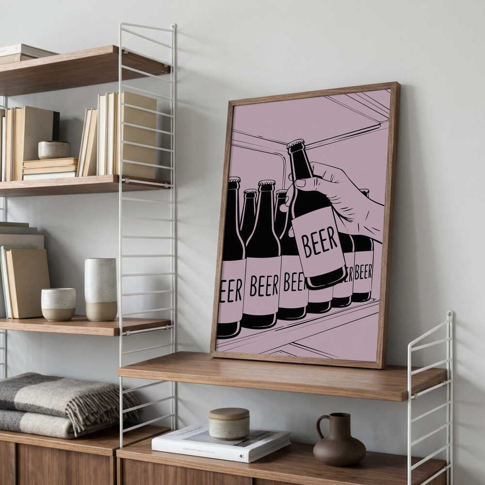 Beer Shelf Poster
