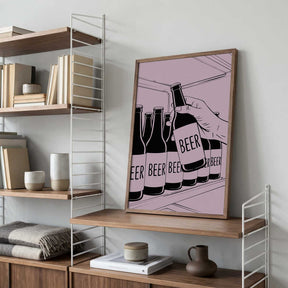 Beer Shelf Poster
