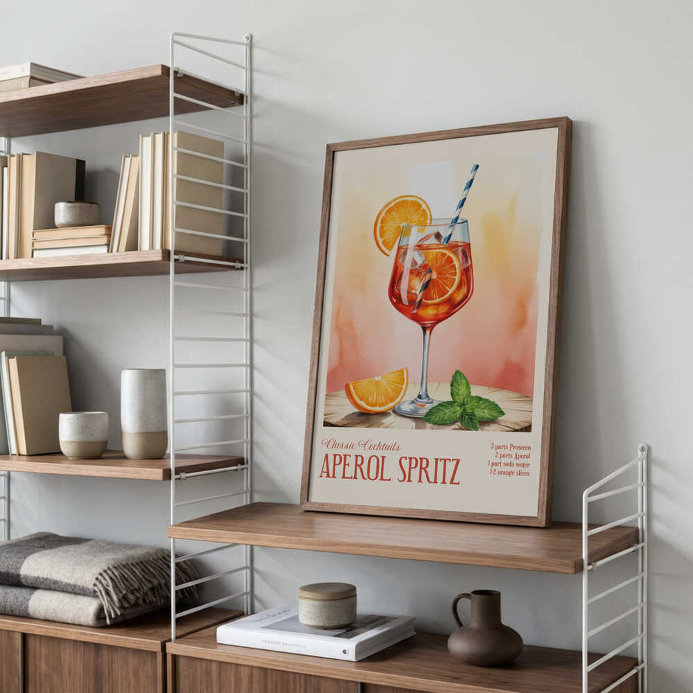 Classic Cocktails - Aperol Spritz Poster