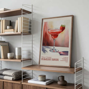 Classic Cocktails - Strawberry Daiquiri Poster