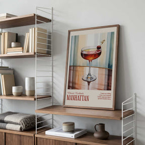 Classic Cocktails - Manhattan Poster