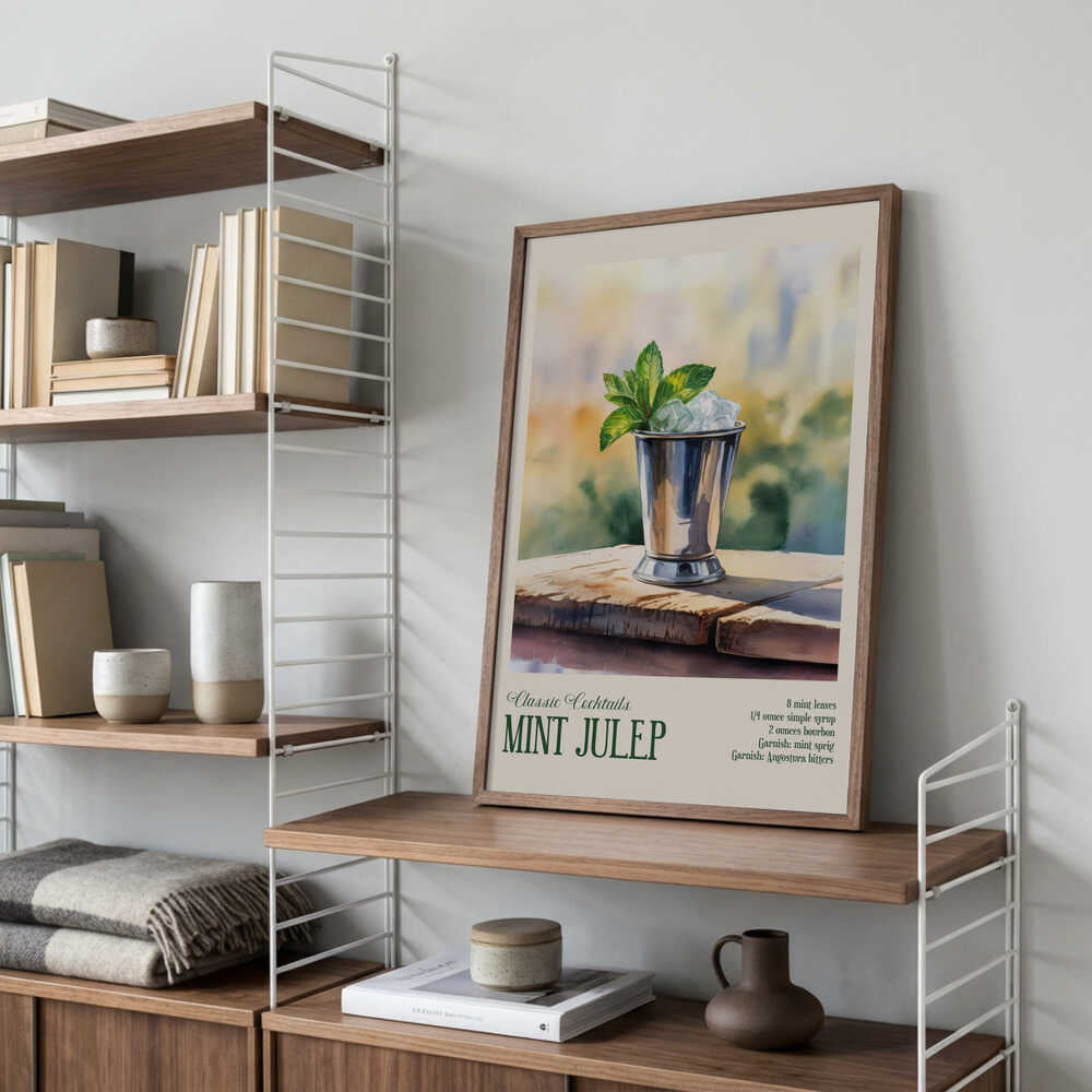 Classic Cocktails - Mint Julep Poster