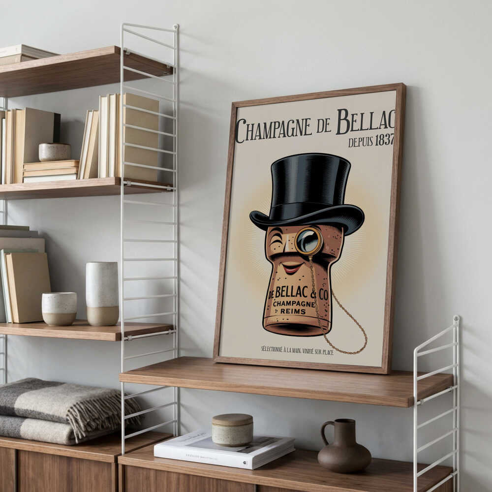 Champagne De Bellac Poster