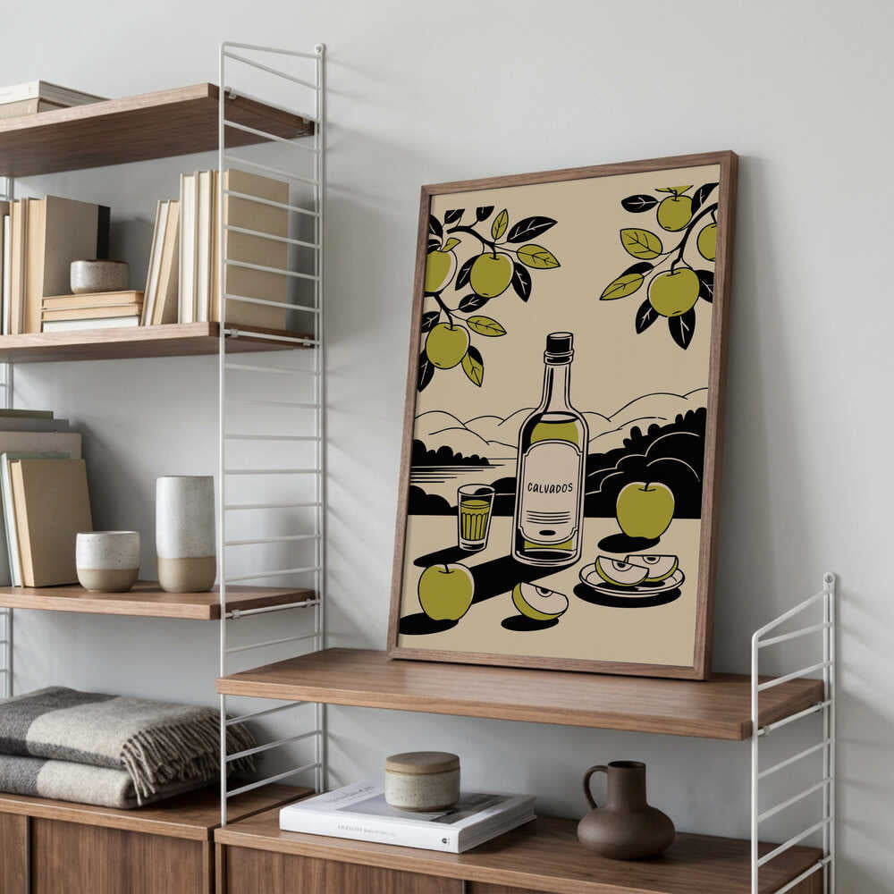 Calvados Bottle Poster