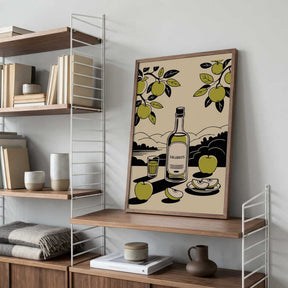 Calvados Bottle Poster