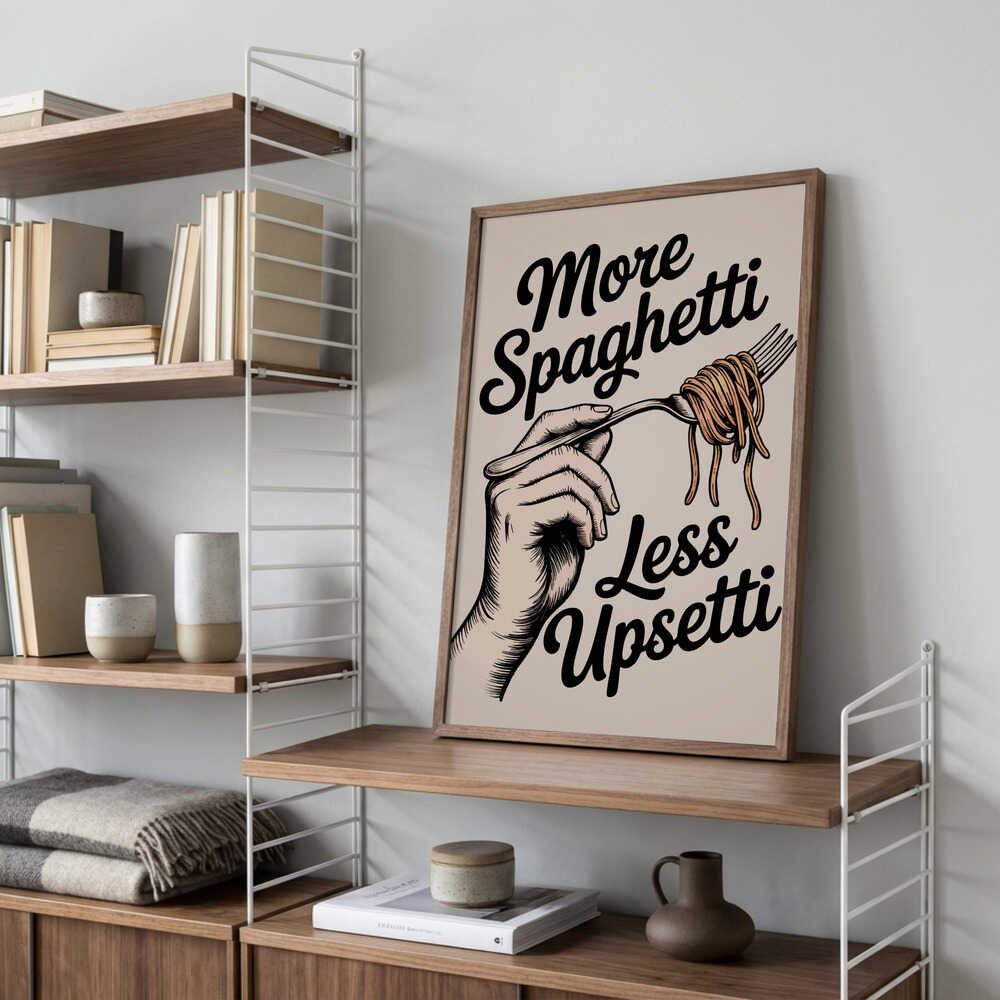 More Spaghetti, Less Upsetti Poster